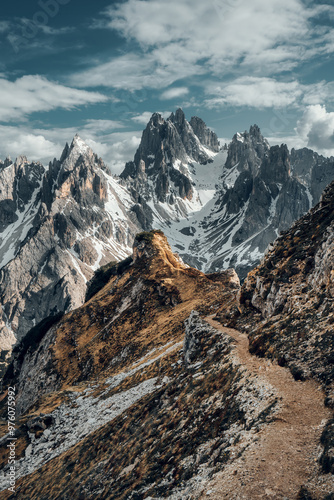 Mountain view of the Dolomites, South Tyrol, Italy