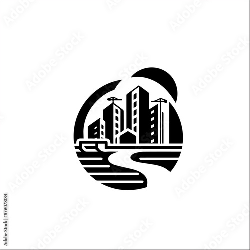 Urban Construction and Development Logo Design