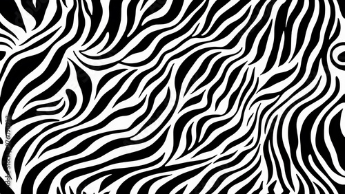 zebra skin texture, seamless skin texture, zebra skin texture pattern background, AI Generative