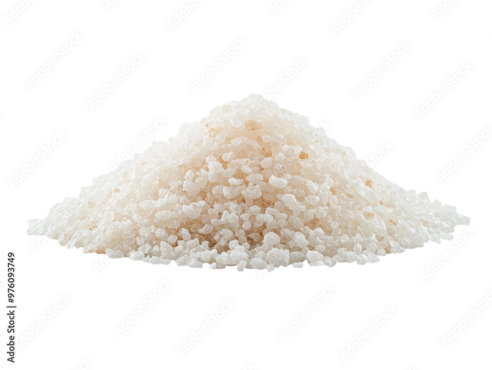 Pile of coarse sea salt granules, isolated on a white background. PNG transparent. Pile of coarse sea salt granules, isolated on a white background. PNG transparent.