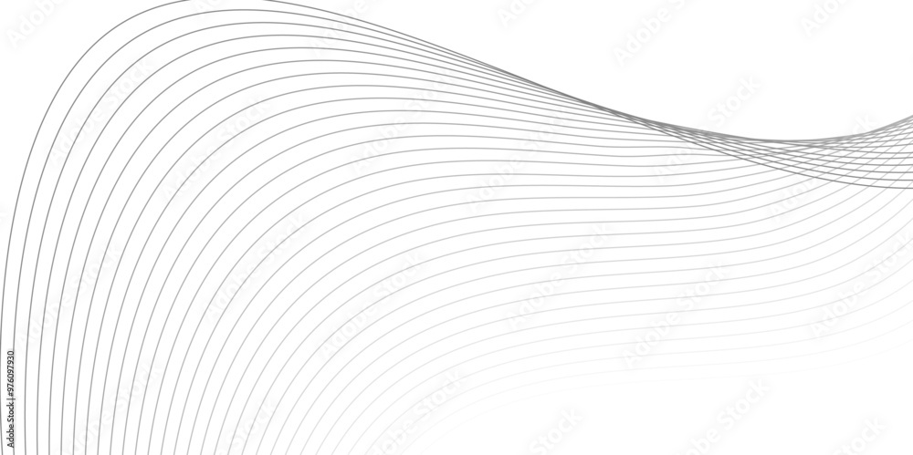 Wave with lines created using blend tool. Curved wavy line. Digital frequency track equalizer. Abstract colorfull wave element for design Stylized line art background.Vector illustration. Wave with lines created using blend tool. Curved wavy line. Digital frequency track equalizer. Abstract colorfull wave element for design Stylized line art background.Vector illustration.