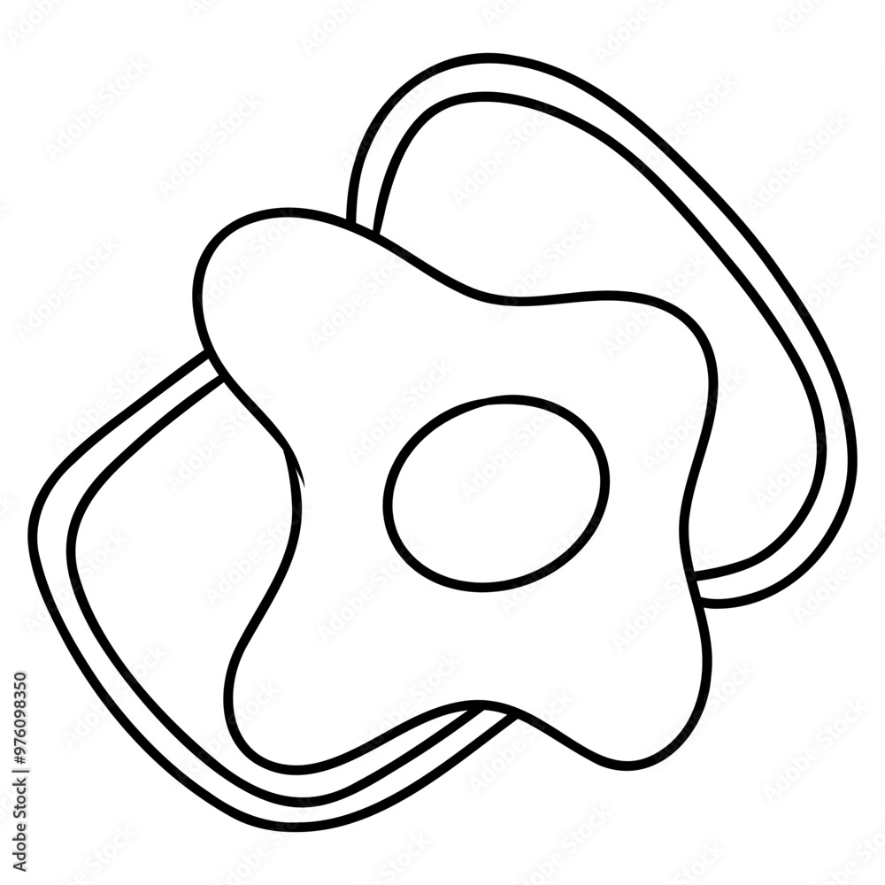 illustration of bread with egg illustration of bread with egg
