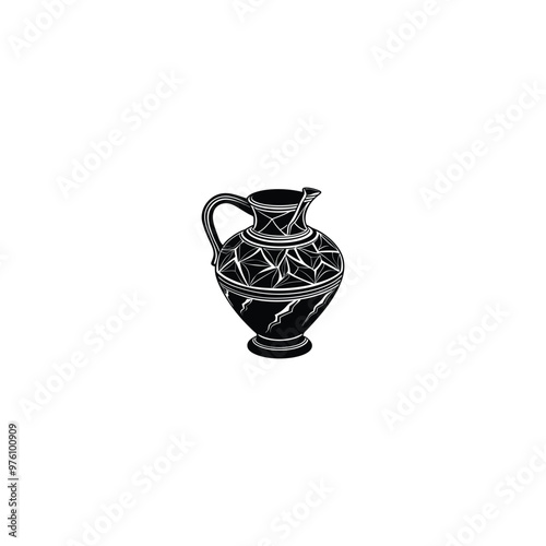 vase isolated on white