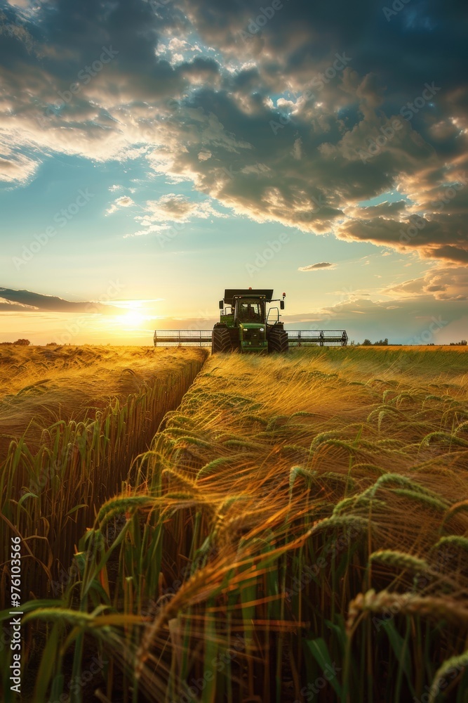 Fototapeta premium Greenhouse Farm with Energy Efficient Systems and Renewable Energy Sources for Optimal Crop Growth