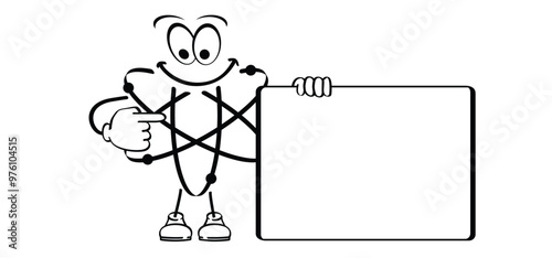 Atom mascot molecule. Science symbol. Nuclear energy, scientific research and molecular chemistry. Atomic structure, formula - electron, proton, neutron, elementary particle the nucleus of an atom.