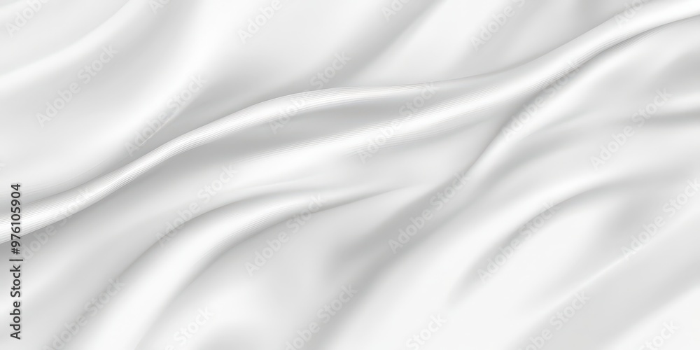 Smooth white fabric with soft flowing folds and elegant drapery, creating a minimalist and luxurious texture, perfect for backgrounds, textiles, and clean design concepts
Smooth white fabric with soft flowing folds and elegant drapery, creating a minimalist and luxurious texture, perfect for backgrounds, textiles, and clean design concepts