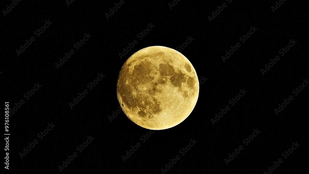 Naklejka premium full moon in the night