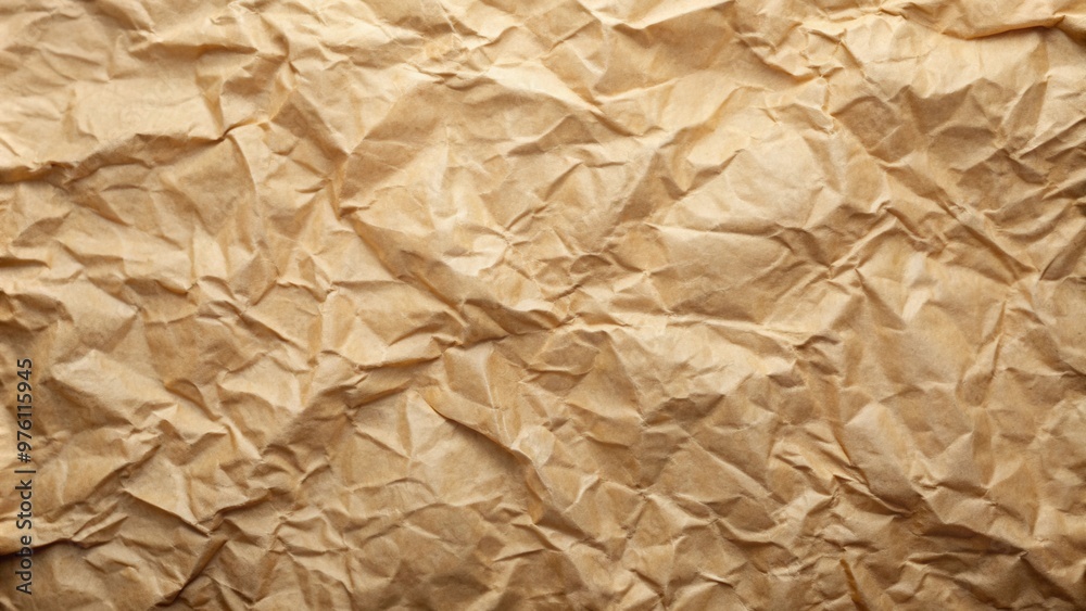 Old crumpled paper texture in light brown color for background design Old crumpled paper texture in light brown color for background design