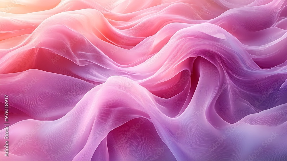 Obraz premium abstract wave Digital Lavender background