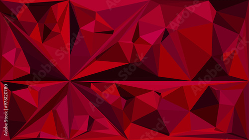Vibrant low poly background with colorful triangles, perfect for modern designs and digital art.