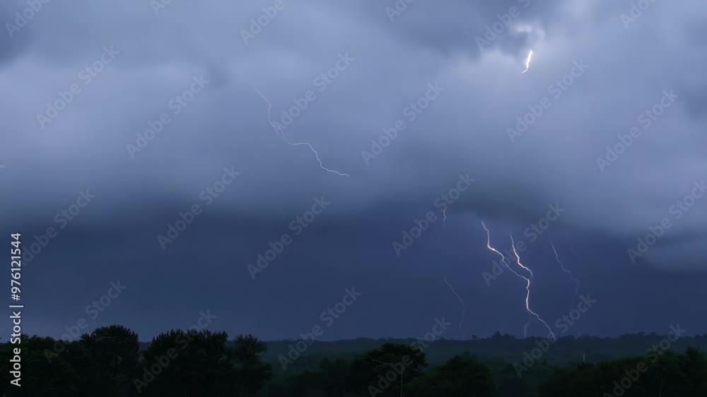 A stormy horizon with multiple lightning strikes in quick succession as thunder rumbles in the background
. A stormy horizon with multiple lightning strikes in quick succession as thunder rumbles in the background
.
