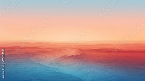 Abstract Mountain Landscape
