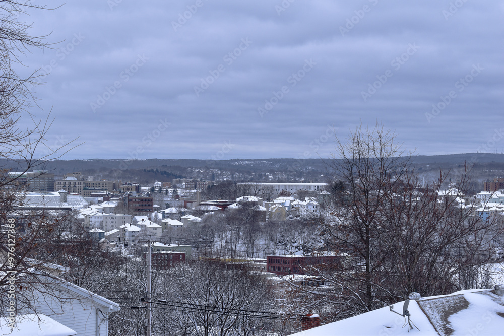 Obraz premium winter in the city