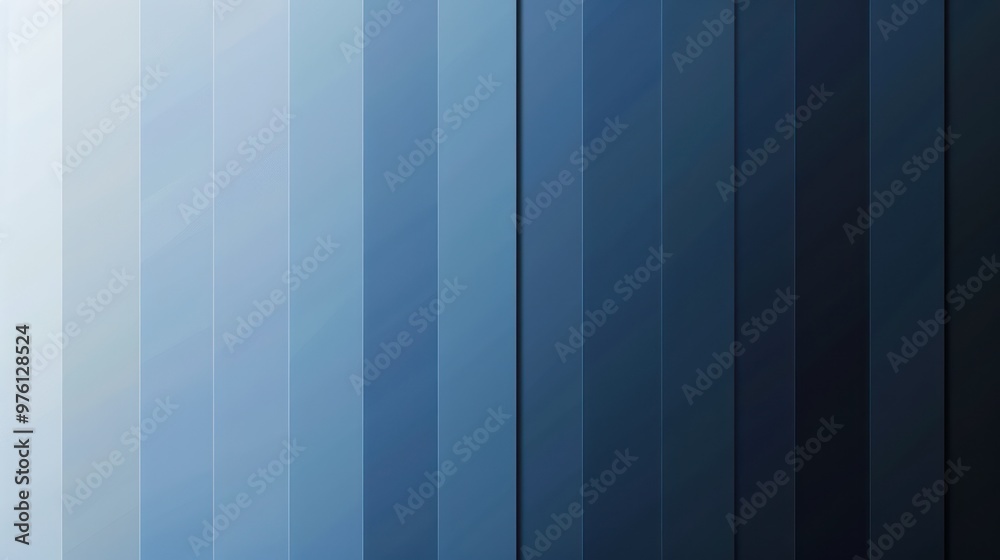 Obraz premium Abstract Blue Gradient Stripes