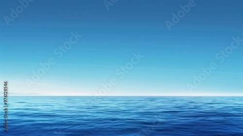 Wallpaper Mural Tranquil Ocean Landscape Torontodigital.ca