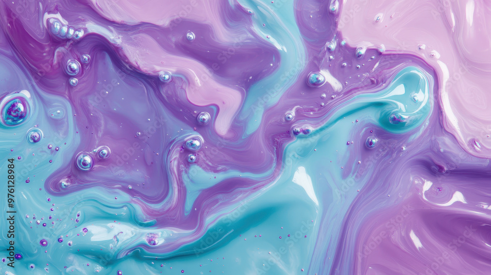 Iridescent and glittering abstract background. Futuristic and tech concept. Cover design for a music album or banner template for beauty advertising. Iridescent and glittering abstract background. Futuristic and tech concept. Cover design for a music album or banner template for beauty advertising.