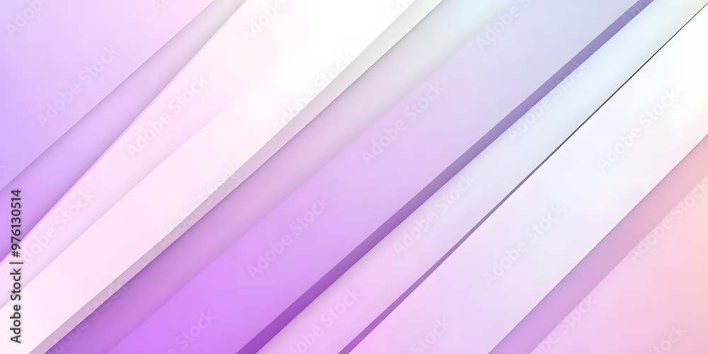 Fototapeta premium geometric white and violet modern abstract background. linear simple and light illustration