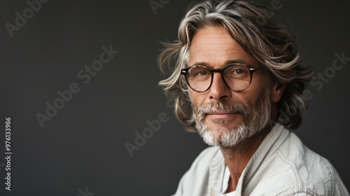 Portrait of a Man with Glasses