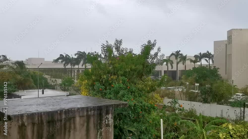 Hurricane 2024 Playa del Carmen Mexico storm and heavy rain. Hurricane 2024 Playa del Carmen Mexico storm and heavy rain.