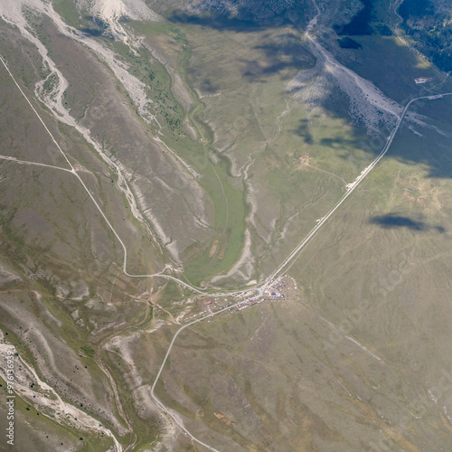rest stop at Campo Imperatore, Italy