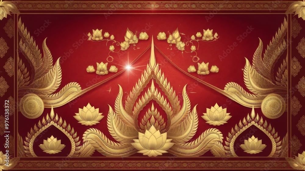 Fototapeta premium thai style art