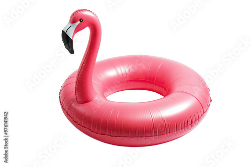 Bright pink flamingo pool float adds fun to summer days by the water, perfect for relaxation and playful afternoons by the poolside