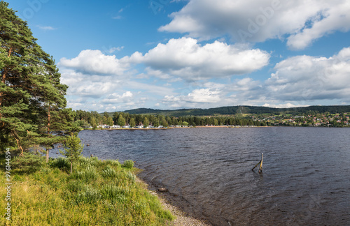 View over the Siljan Lake, Rattvik, Dalarna, Sweden photo