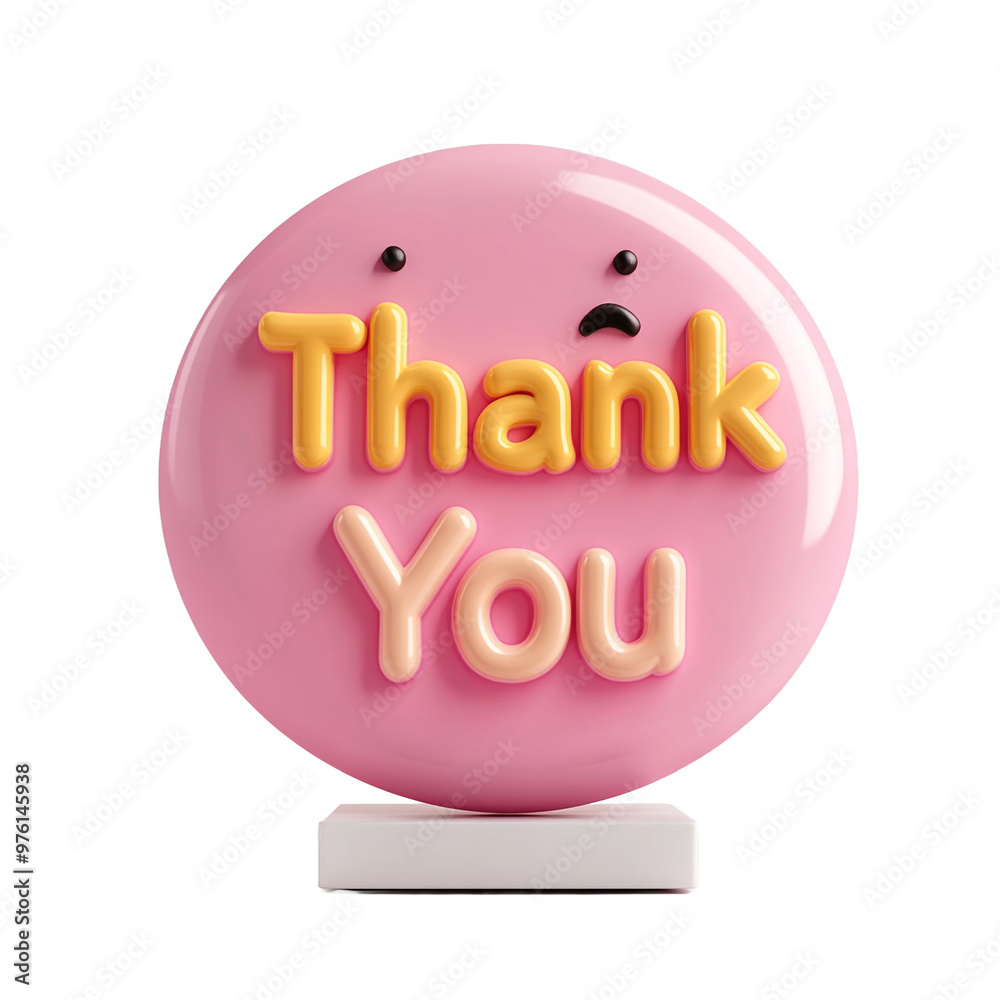 Thank you 3d Emoji on transparent white background PNG Thank you 3d Emoji on transparent white background PNG