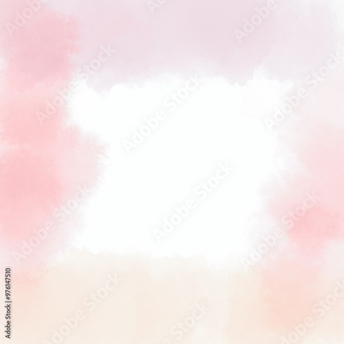 abstract background ,pink and orange watercolor splash background 