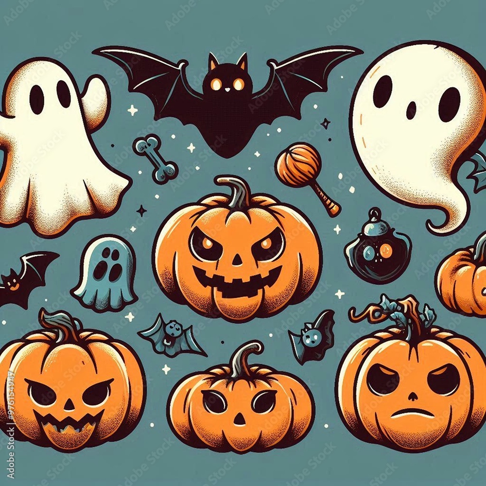 halloween seamless pattern halloween seamless pattern