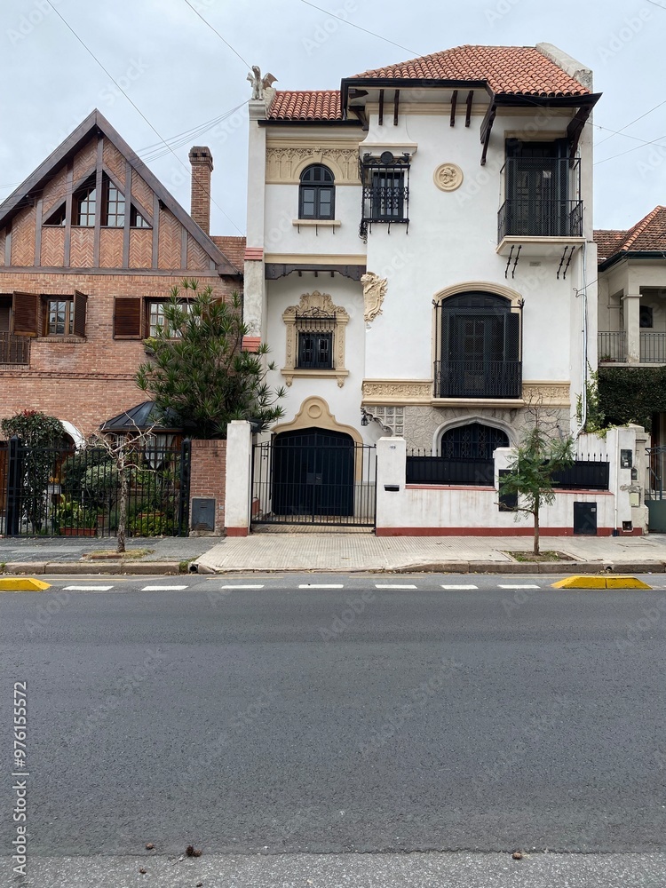 building with beautiful architecture in Buenos Aires in Argentina. known for its eclectic style architecture and bustling city life. building with beautiful architecture in Buenos Aires in Argentina. known for its eclectic style architecture and bustling city life.