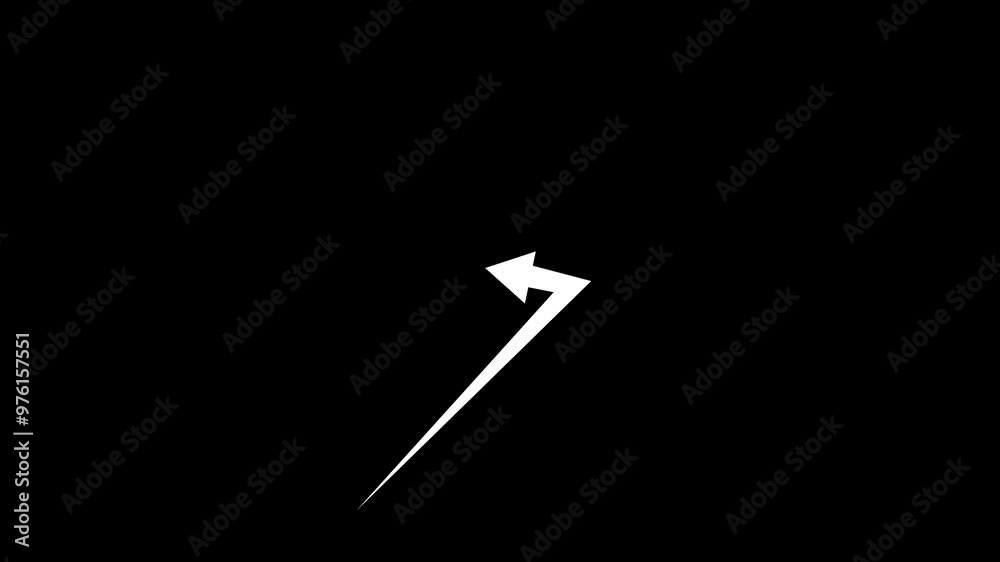 Animated arrow growth up and down icon on background. Abstract business graph chart icon animation. Business Growth and Business Success Animated arrow growth up and down icon on background. Abstract business graph chart icon animation. Business Growth and Business Success