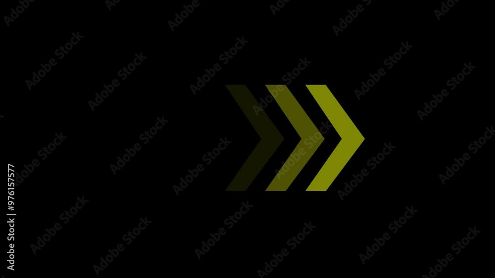 Right Direction arrow symbols , Yellow arrows indicate the direction of the overlay video layer. abstract directional arrow loading bar animation background 4k Right Direction arrow symbols , Yellow arrows indicate the direction of the overlay video layer. abstract directional arrow loading bar animation background 4k
