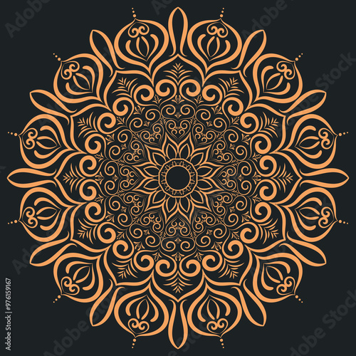 Mandala luxurious vector art, mandala pattern 