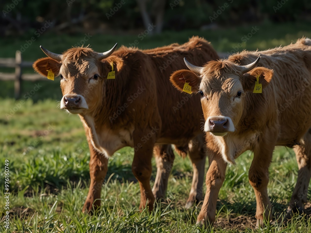 Juvenile artiodactyls, including young cattle. Juvenile artiodactyls, including young cattle.