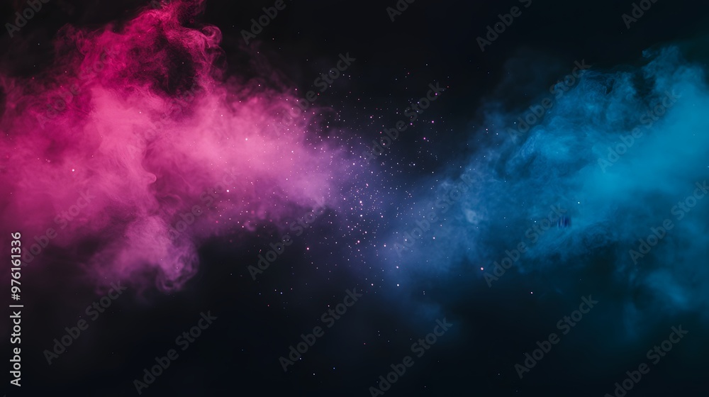 Fototapeta premium Ethereal Pathways : Imagine nodes as ethereal trails—a cosmic pilgrimage. The lack of color adds to the mystique. It’s perfect for sci-fi blogs or as a backdrop for stardust poetry. 