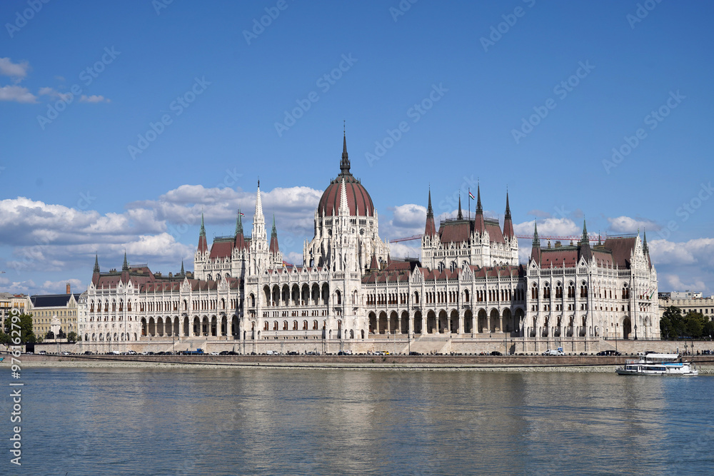 Fototapeta premium Hungary's ornate gothic Parliament Building, opened in 1902, has seen vastly different governments, ranging from democratic to Communist and Fascist