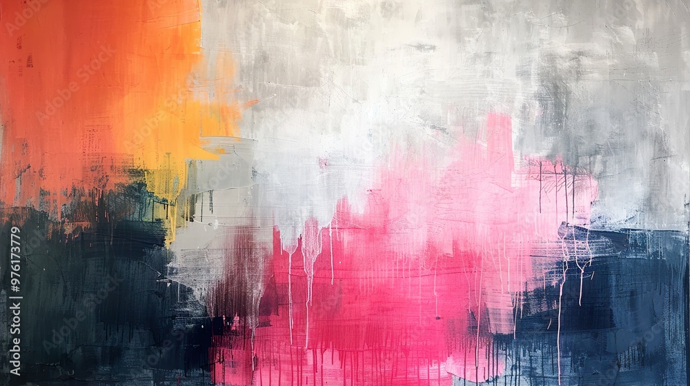 Abstract Painting: Vibrant Colors and Bold Strokes Abstract Painting: Vibrant Colors and Bold Strokes