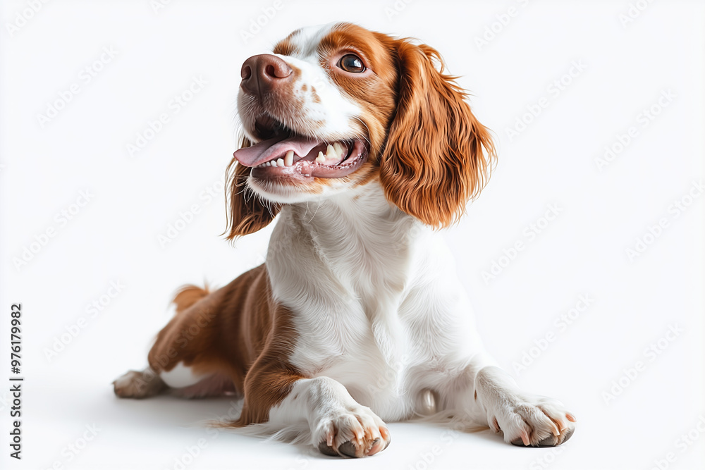Adorable Brown and White Dog Portrait Adorable Brown and White Dog Portrait