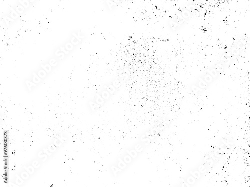 Rusty grunge texture. Aggressive damaged surface. Black white background.