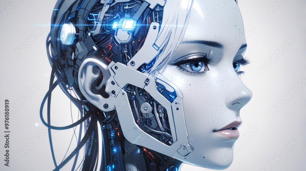 Fototapeta premium Artificial Intelligence Concept