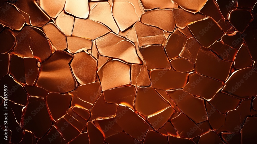 A stunning close-up of textured, glossy tiles reflecting warm hues, perfect for backgrounds or abstract art. A stunning close-up of textured, glossy tiles reflecting warm hues, perfect for backgrounds or abstract art.