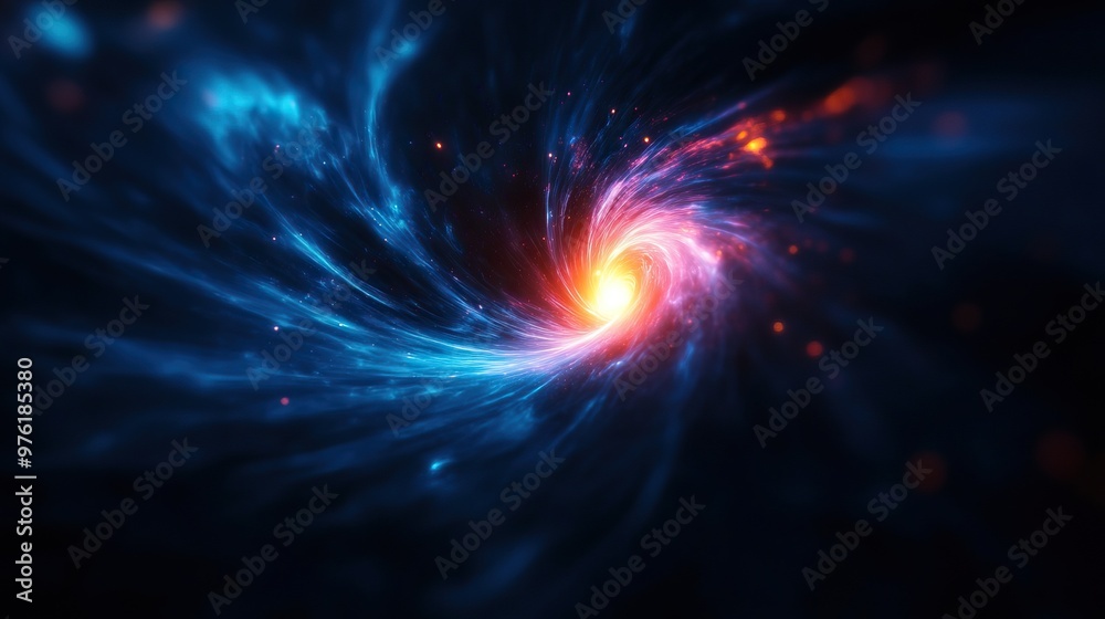 Vibrant cosmic swirl showcasing an ethereal explosion of colors in the depths of space, representing the mystery of the universe. Vibrant cosmic swirl showcasing an ethereal explosion of colors in the depths of space, representing the mystery of the universe.