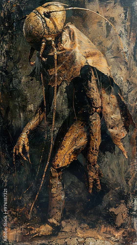 Creepy Insect Creature - Dark Fantasy Art Creepy Insect Creature - Dark Fantasy Art