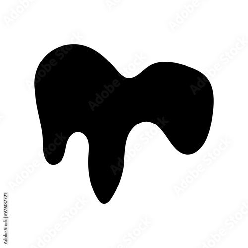 abstract blobs black for background