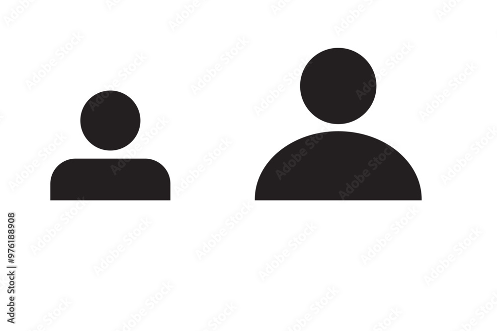 My account icon set. login profile vector symbol. web user or member profile button set. suitable for mobile app, and website UI design. My account icon set. login profile vector symbol. web user or member profile button set. suitable for mobile app, and website UI design.