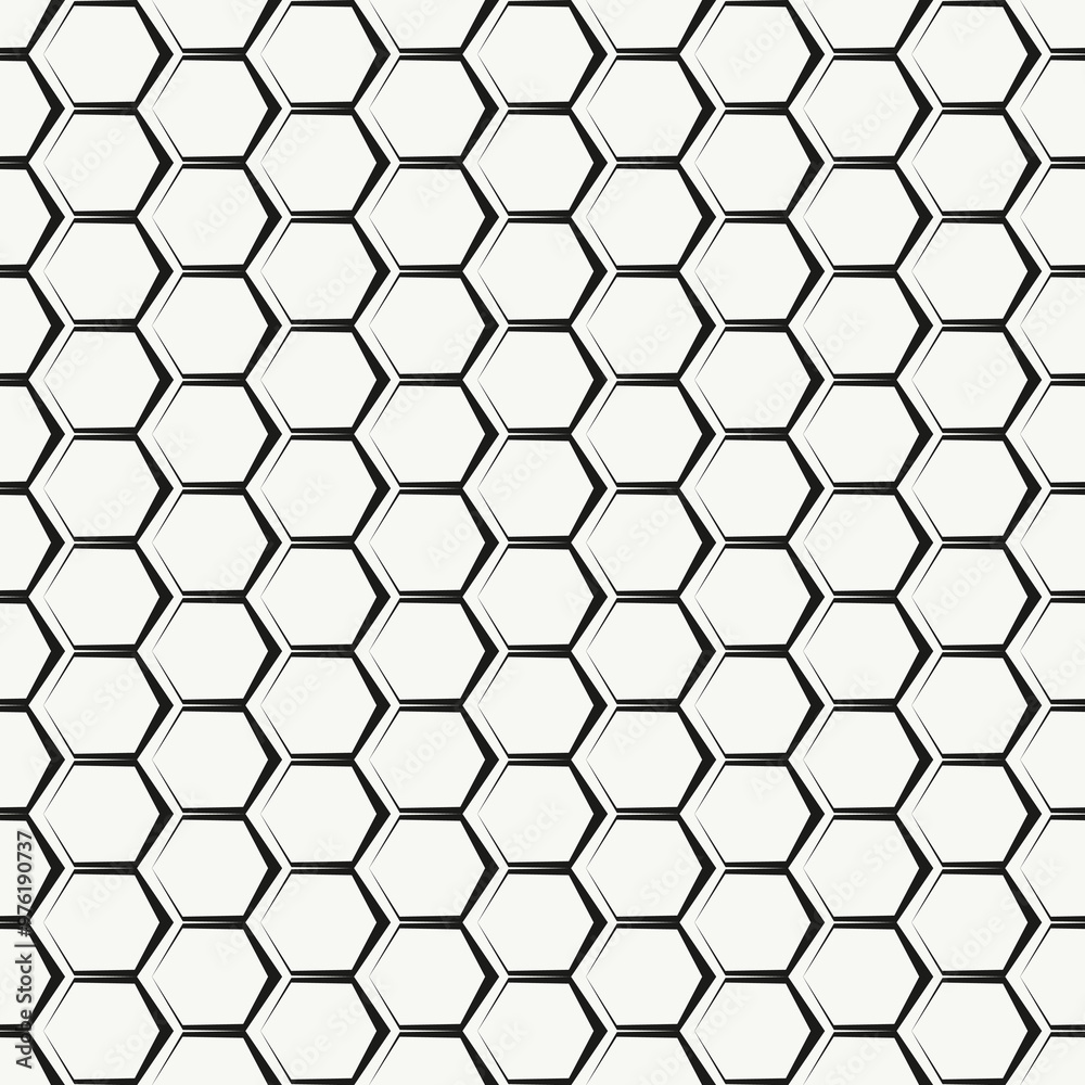 A pattern of interconnected hexagons creating a geometric design. A pattern of interconnected hexagons creating a geometric design.