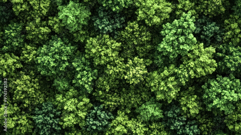 Aerial View of a Dense Forest Canopy Aerial View of a Dense Forest Canopy