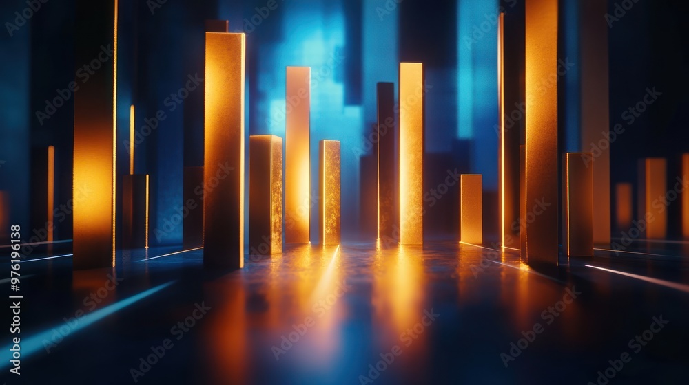 Abstract Neon Cityscape Abstract Neon Cityscape