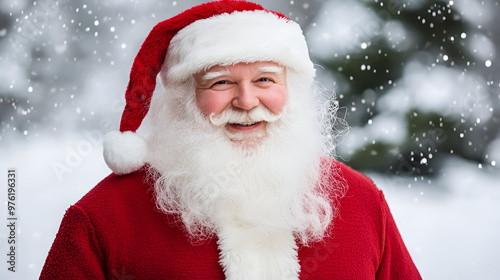 Santa Claus smiling